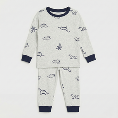 Dino Knitted Night Suit