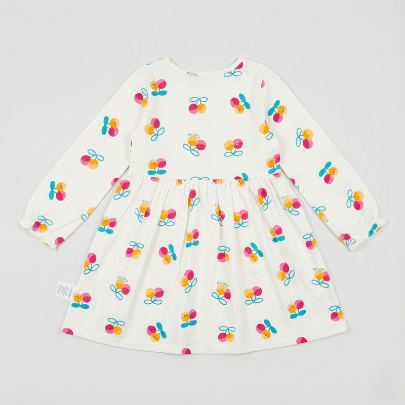 Happy Cherry Cotton Frock