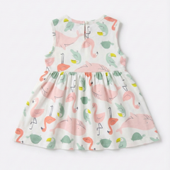 Little Flamingo Cotton Dress