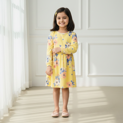 Sunshine Bloom Floral Frock