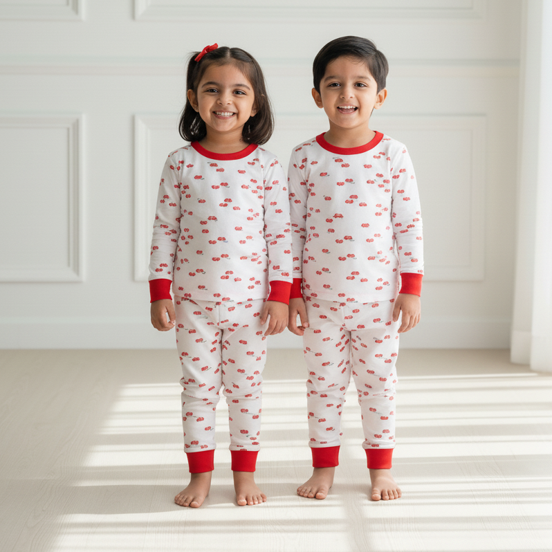 Night Dress Premium Printed Set