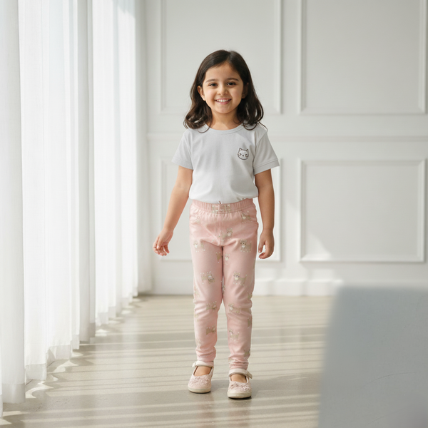 Peach Girl Printed Long Pants