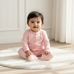 Pink Baby Romper Set Of Two