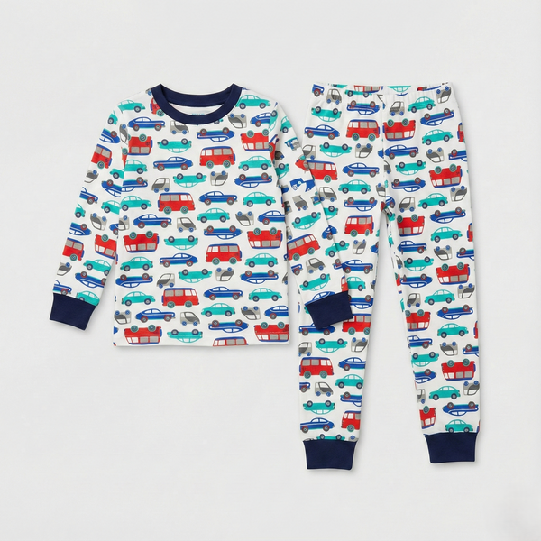 Car Print Nightwear Set