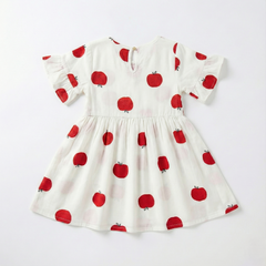 Little Apple Print Dress
