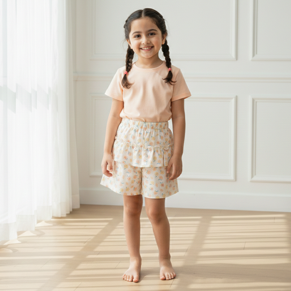 Petite Peach Blossom Skort