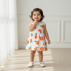 Little Orange Hop Dress