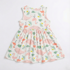 Flamingo Cotton Frock