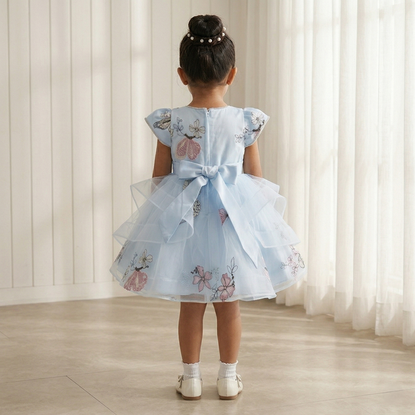 Sky Flutter Princess Dress