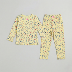 Yellow Floral Print Co-ord Set