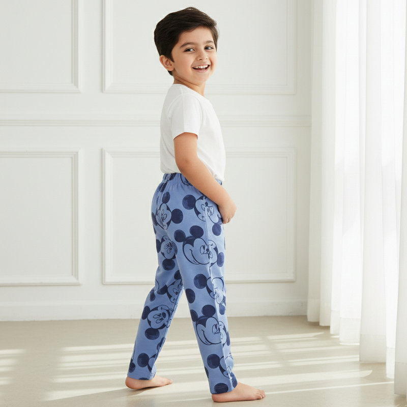 Micky-Mouse Print Joggers