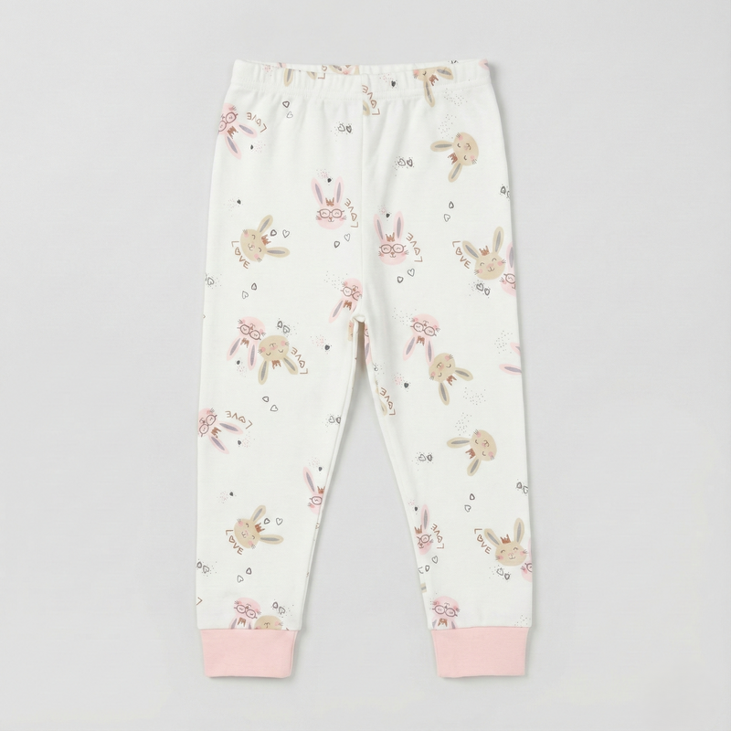 Bunny Printed Cotton Night Suit