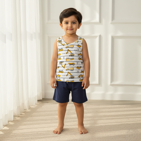 Boy Vest and Short Set