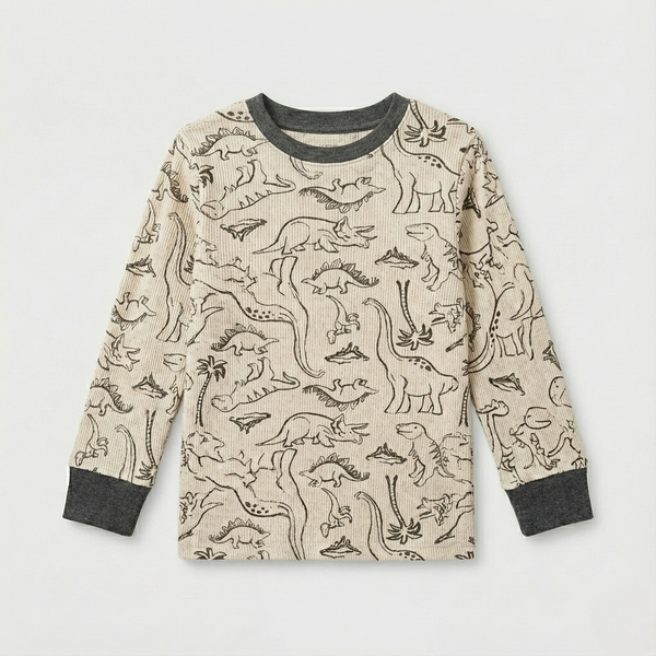 Dino Knitted Night Suit