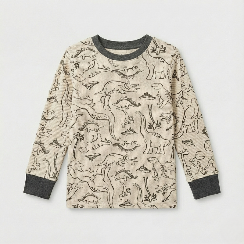 Dino Knitted Night Suit