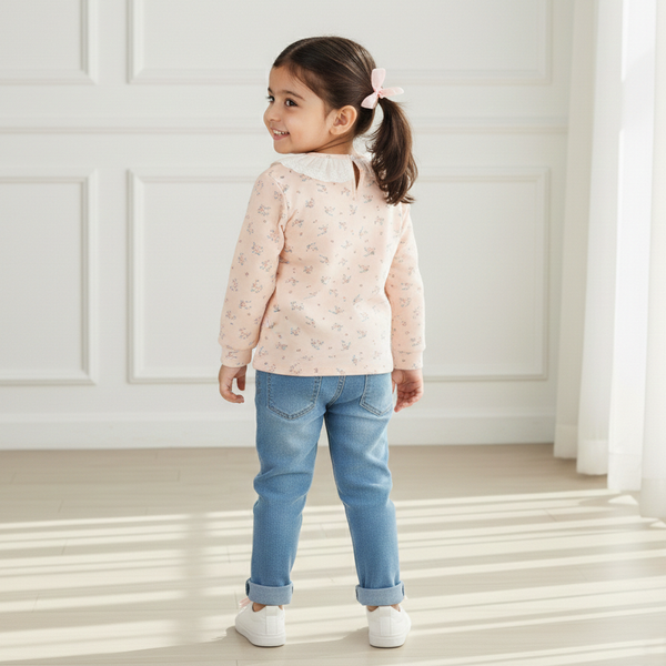 Blush Floral Lace Top