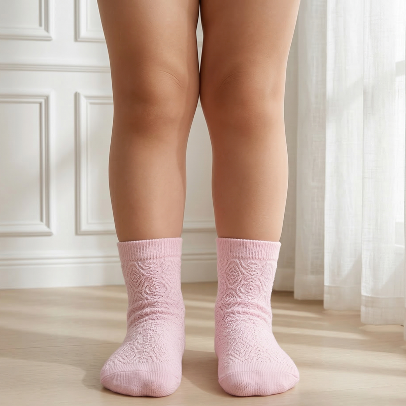 Pink Knitted Socks