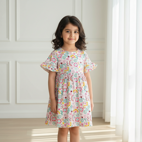 Multicolor Printed Frock