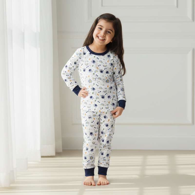 Rainbow Safari Cotton Night Suit