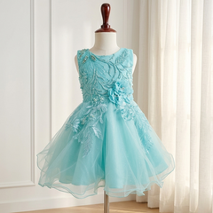 Aqua Fairy Princess Dress