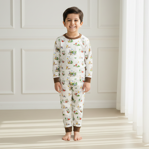 Bunny Print Nightwear Suit