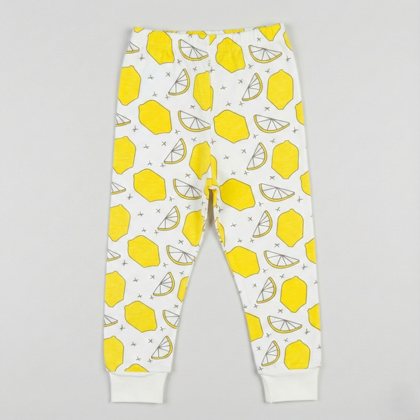 Lemon Printed Cotton Night Suit