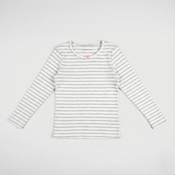 Grey & White Striped Co-ord Set