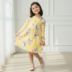 Sunshine Bloom Floral Frock
