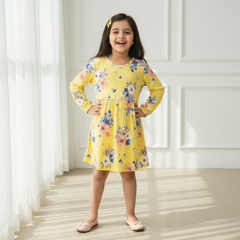 Sunshine Bloom Floral Frock