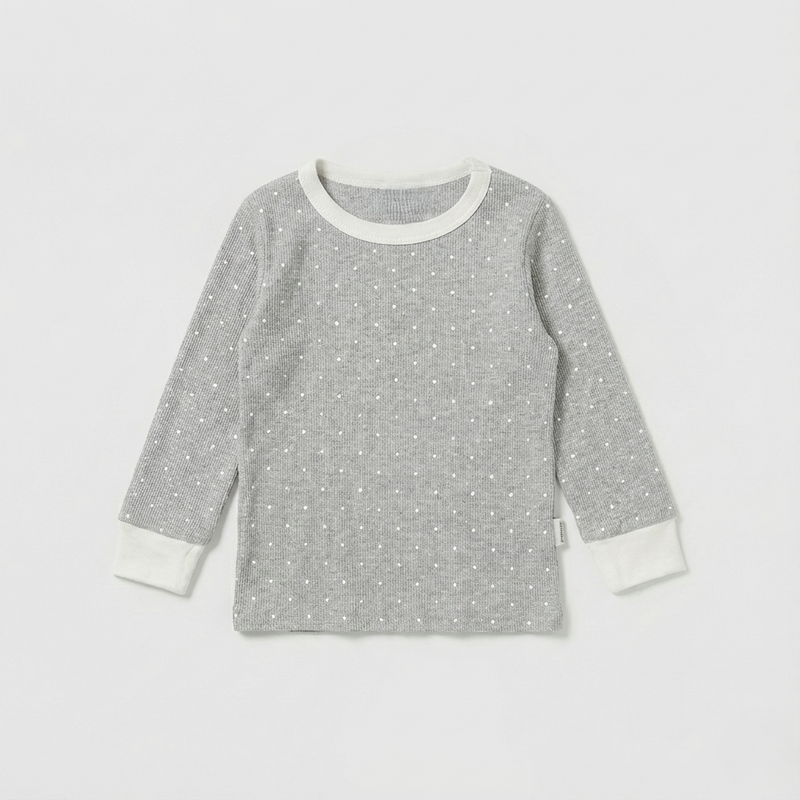 Grey Dot Dreams Night Set