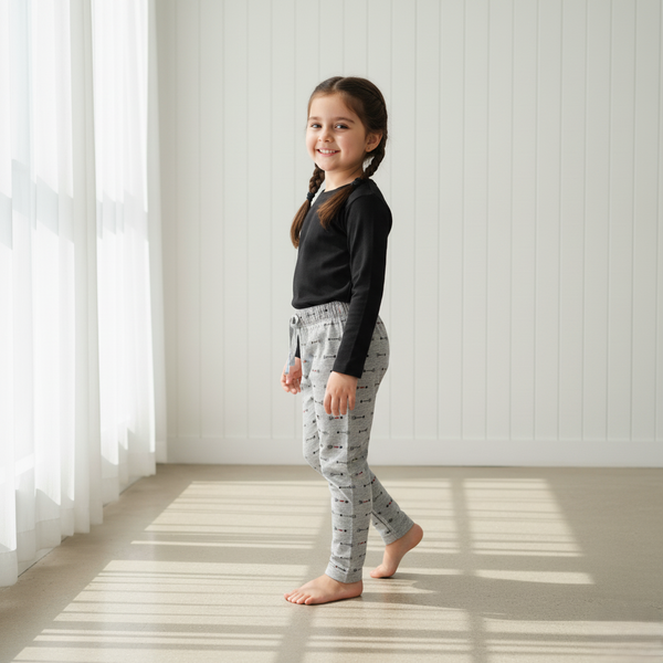 Girl Printed Long Pants