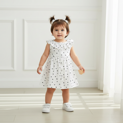 White Sleeveless Frock