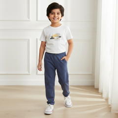 Classic Comfort Blue Joggers