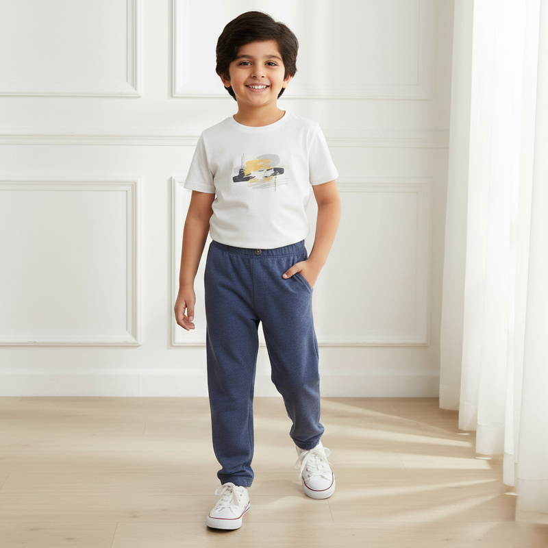 Classic Comfort Blue Joggers