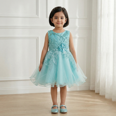 Aqua Fairy Princess Dress