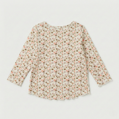 Brown Petite Florals Classic Top