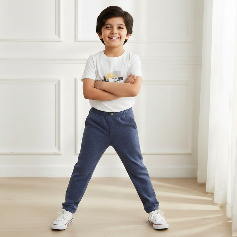 Classic Comfort Blue Joggers