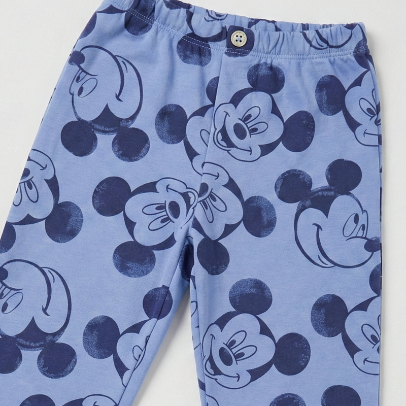 Micky-Mouse Print Joggers
