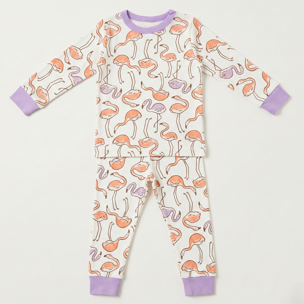 Flamingo Print Night Suit