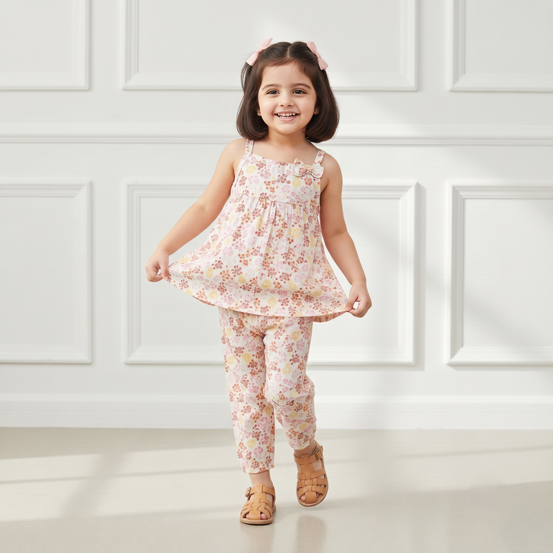 Floral Pink Co-Ord Set