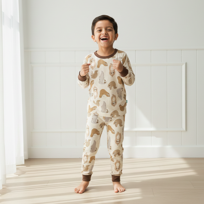 Sloth Print Nightwear Set