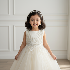 Lemon Yellow Sleeveless Princess Dress