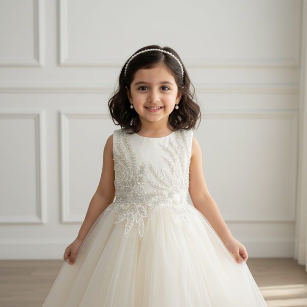 Lemon Yellow Sleeveless Princess Dress