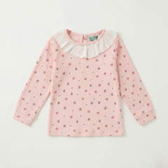 Sweet Peach Lace Top