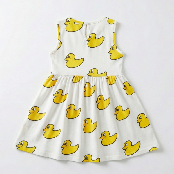 Sunny Duckling Cotton Frock