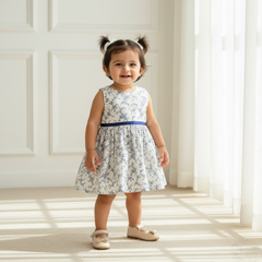 Printed Sleeveless Frock