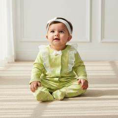 Butterfly Printed Frill Rompers