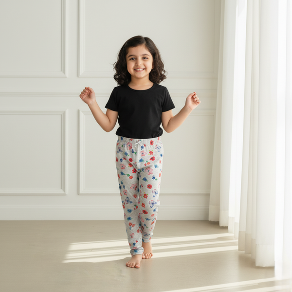 Girl Printed Long Pants