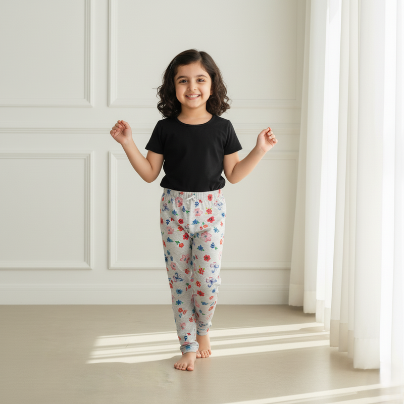 Girl Printed Long Pants