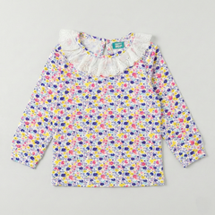 Little Daisy Frill Neck Top